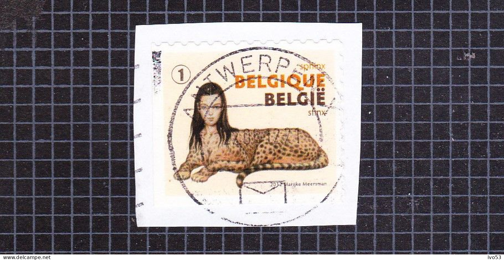 2012 Nr 4209 Gestempeld,zegel Uit Boekje B125.Fabelwezens / Créatures Fabuleuses. - Used Stamps