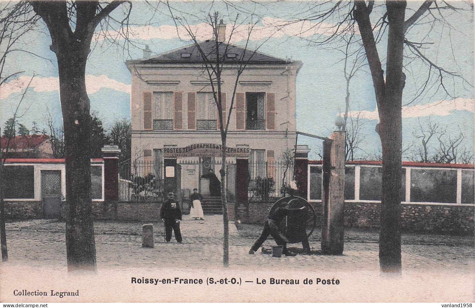ROISSY En FRANCE-le Bureau De Poste (colorisée) - Roissy En France