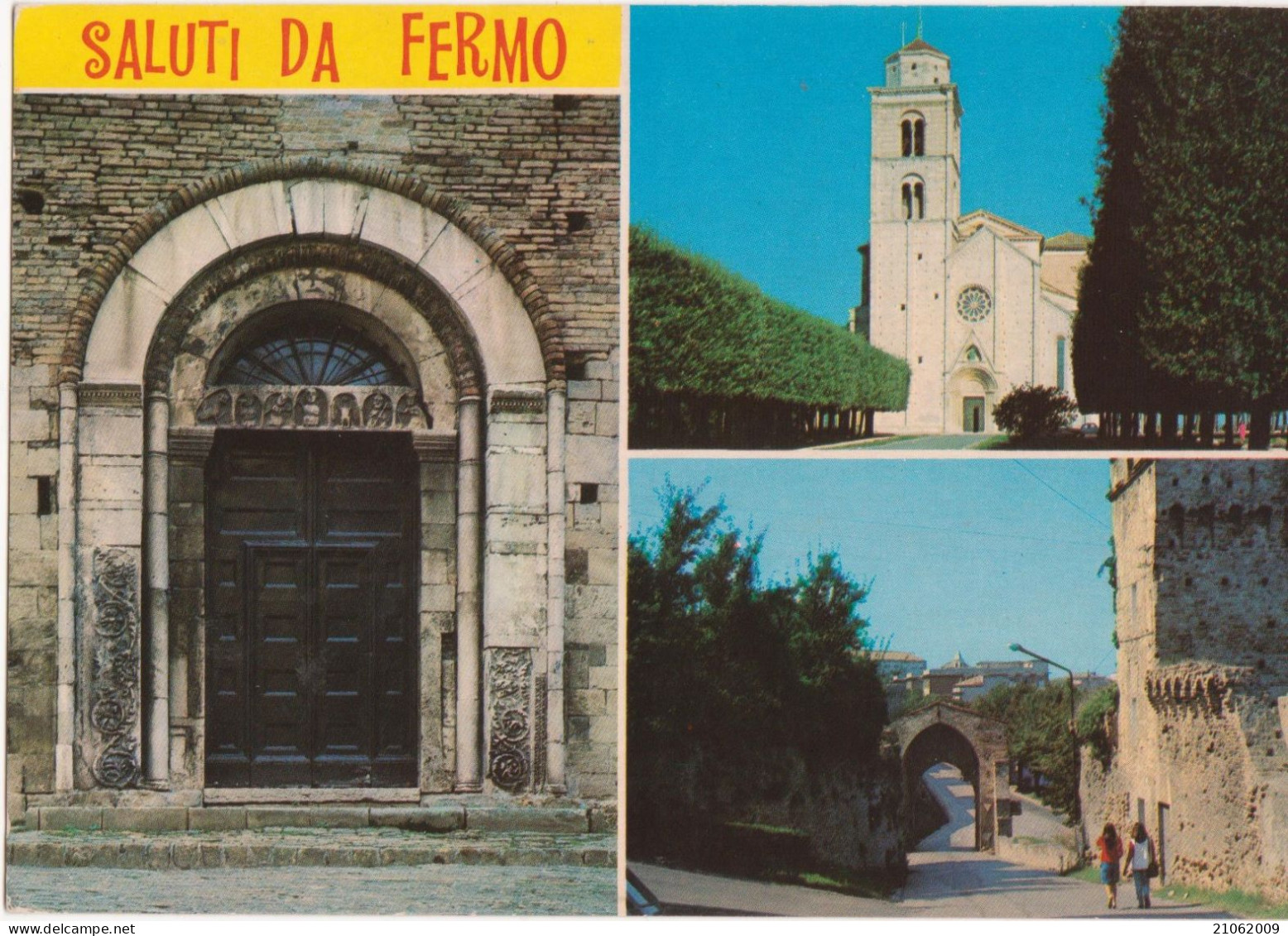 FERMO - VEDUTINE MULTIVUES - CATTEDRALE DUOMO KIRSCH EGLISE CHURCH CHIESA - ANIMATA - V1983 - Fermo