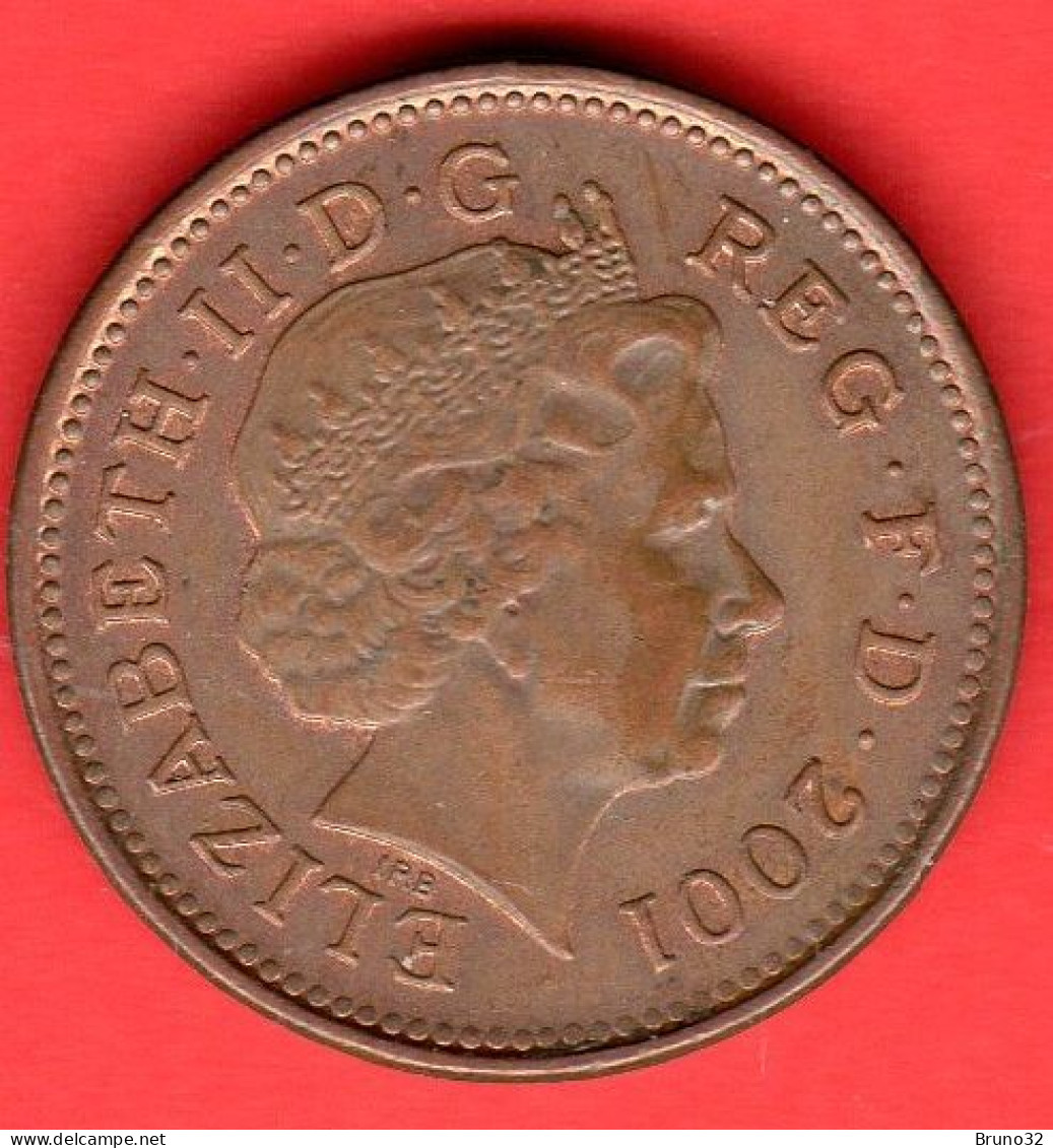 Gran Bretagna - Great Britain - GB - 1 Penny 2001 - QFDC/aUNC - Come Da Foto - 1 Penny & 1 New Penny