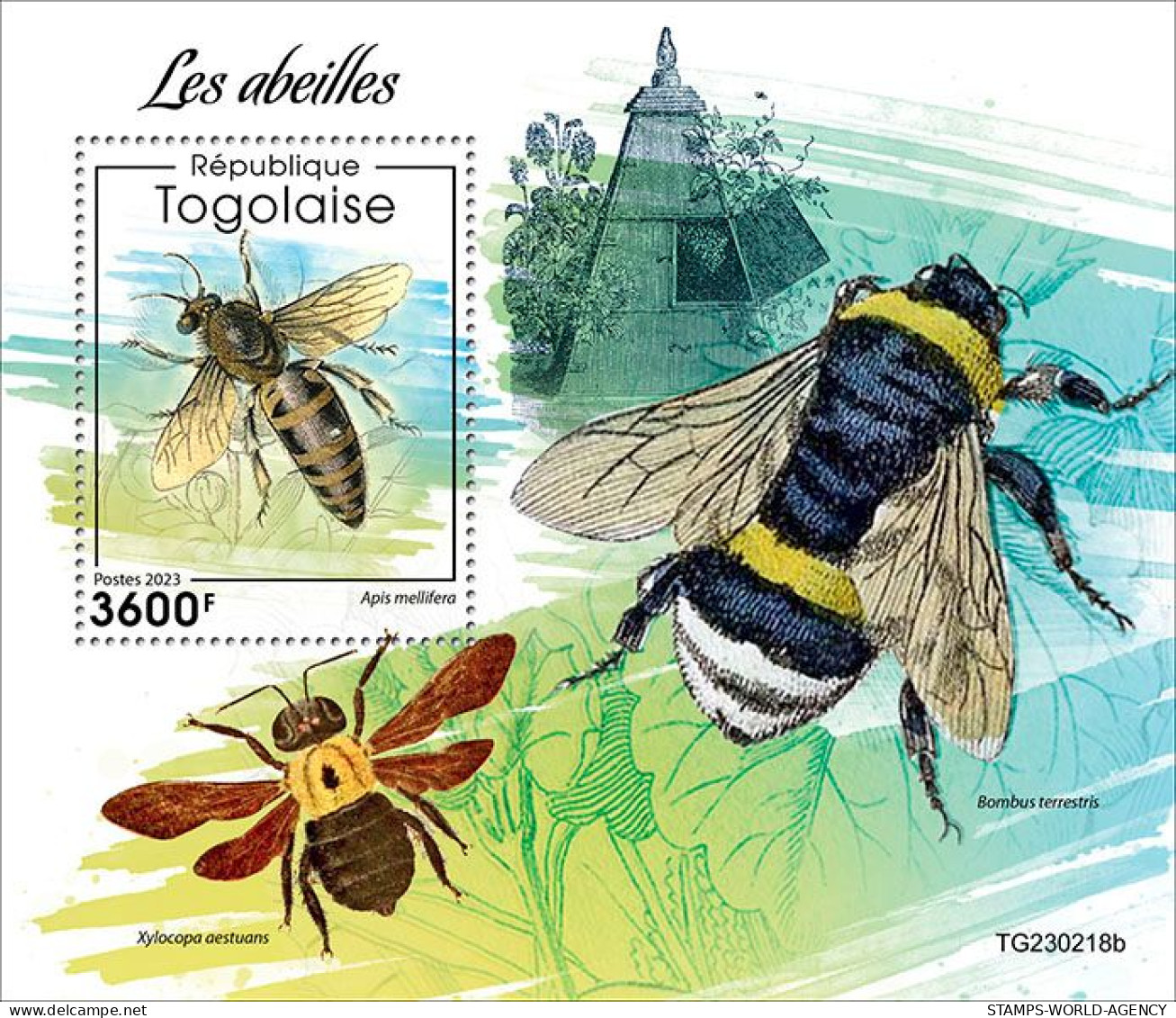 2024-01 - TOGO- BEES           1V  MNH** - Abeilles