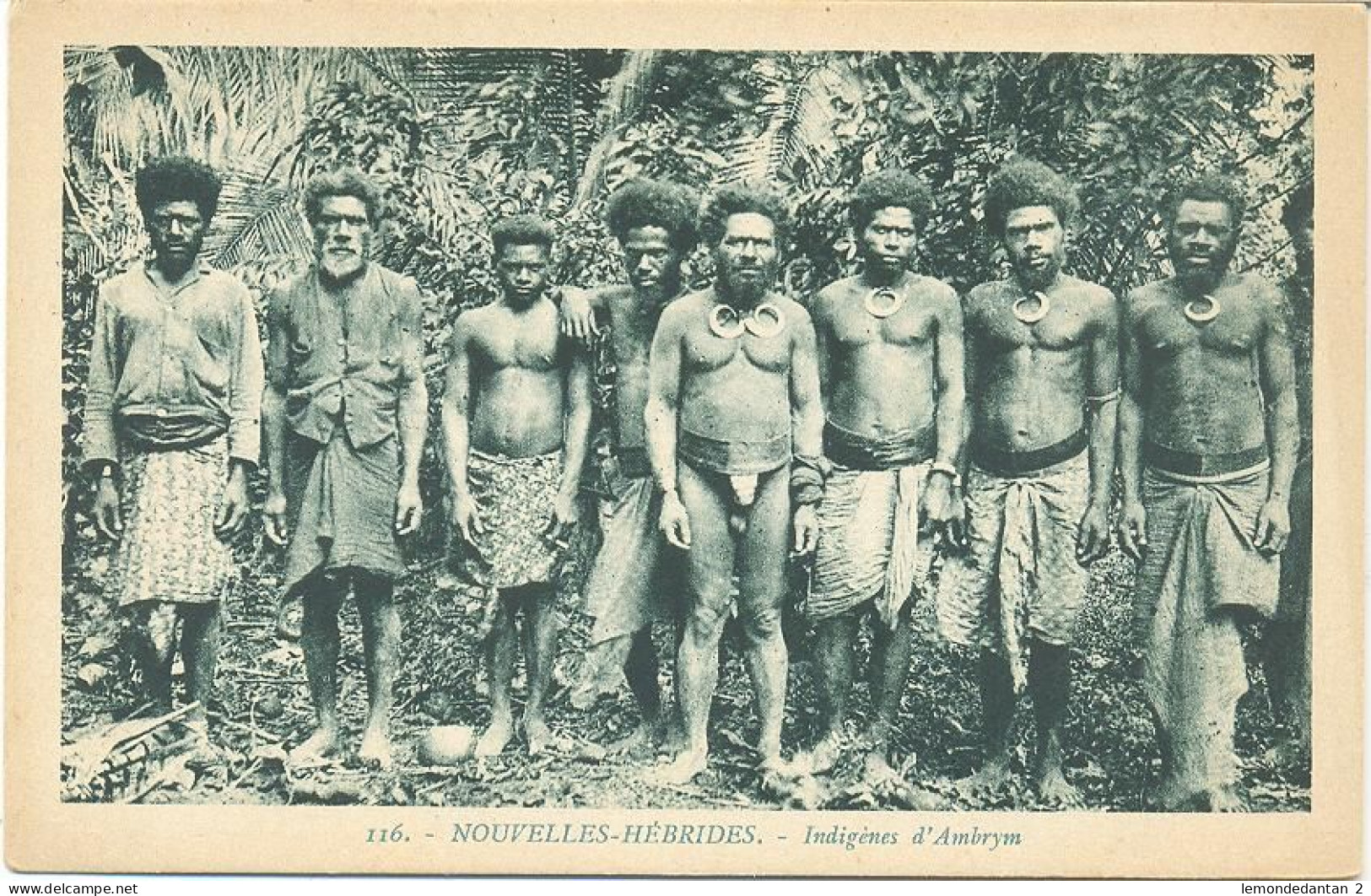 Nouvelles Hebrides - Indigènes D'Ambrym - Nus Ethniques - Vanuatu
