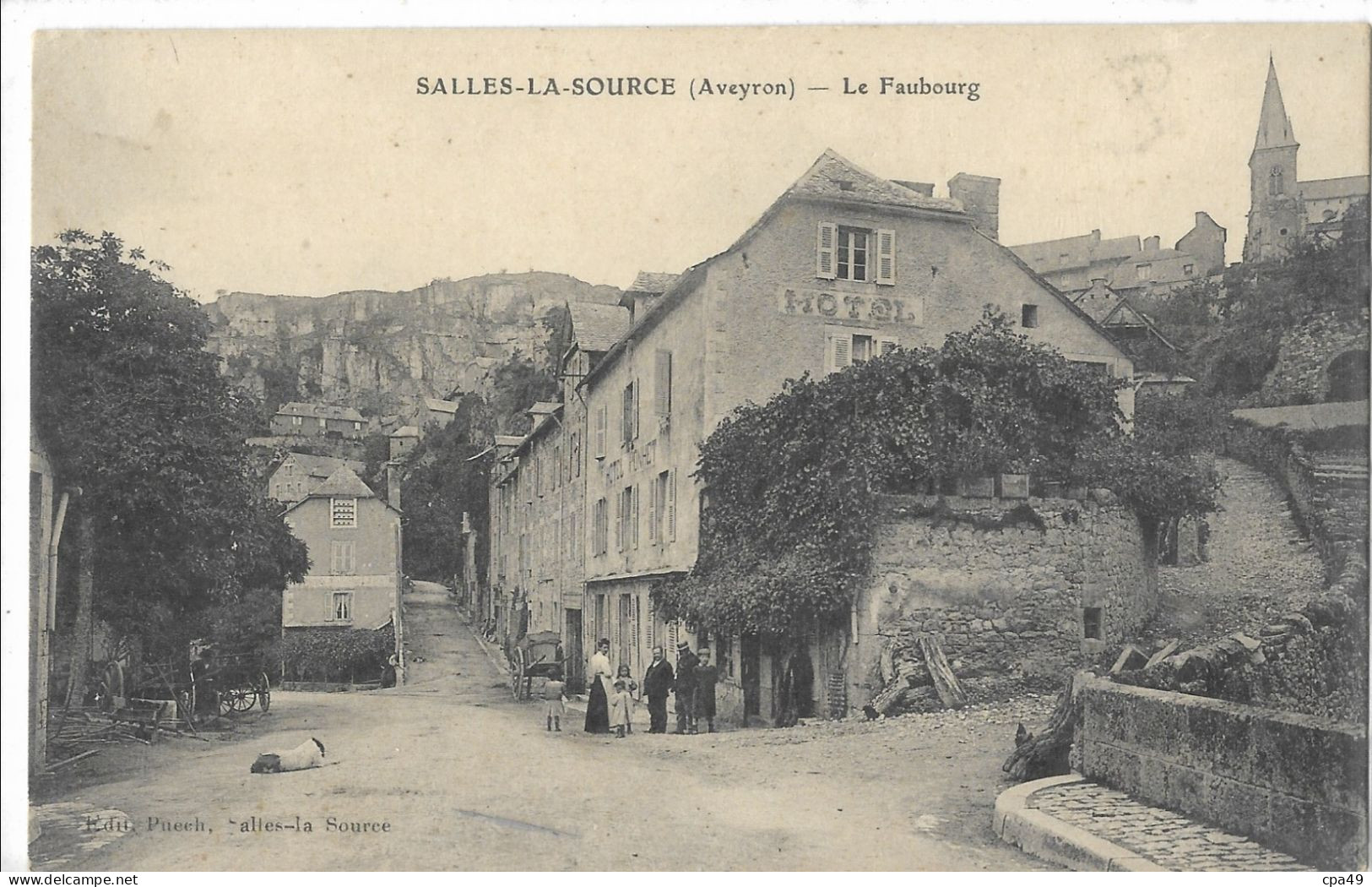 12    SALLES - LA - SOURCE  LE  FAUBOURG - Autres & Non Classés