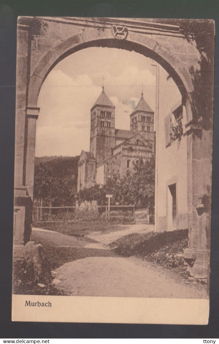 CPA   :  ( 68 )    Haut- Rhin   Murbach   L' Abbaye    Carte   Circulée   Année 1916  ( Plusieurs Cartes Alsace ) - Murbach
