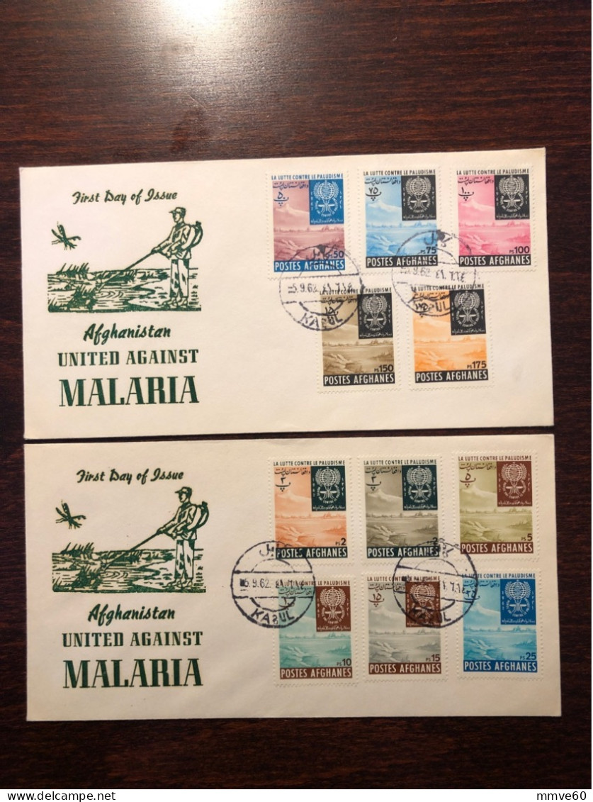 AFGHANISTAN FDC COVER 1962 YEAR MALARIA  HEALTH MEDICINE - Afghanistan