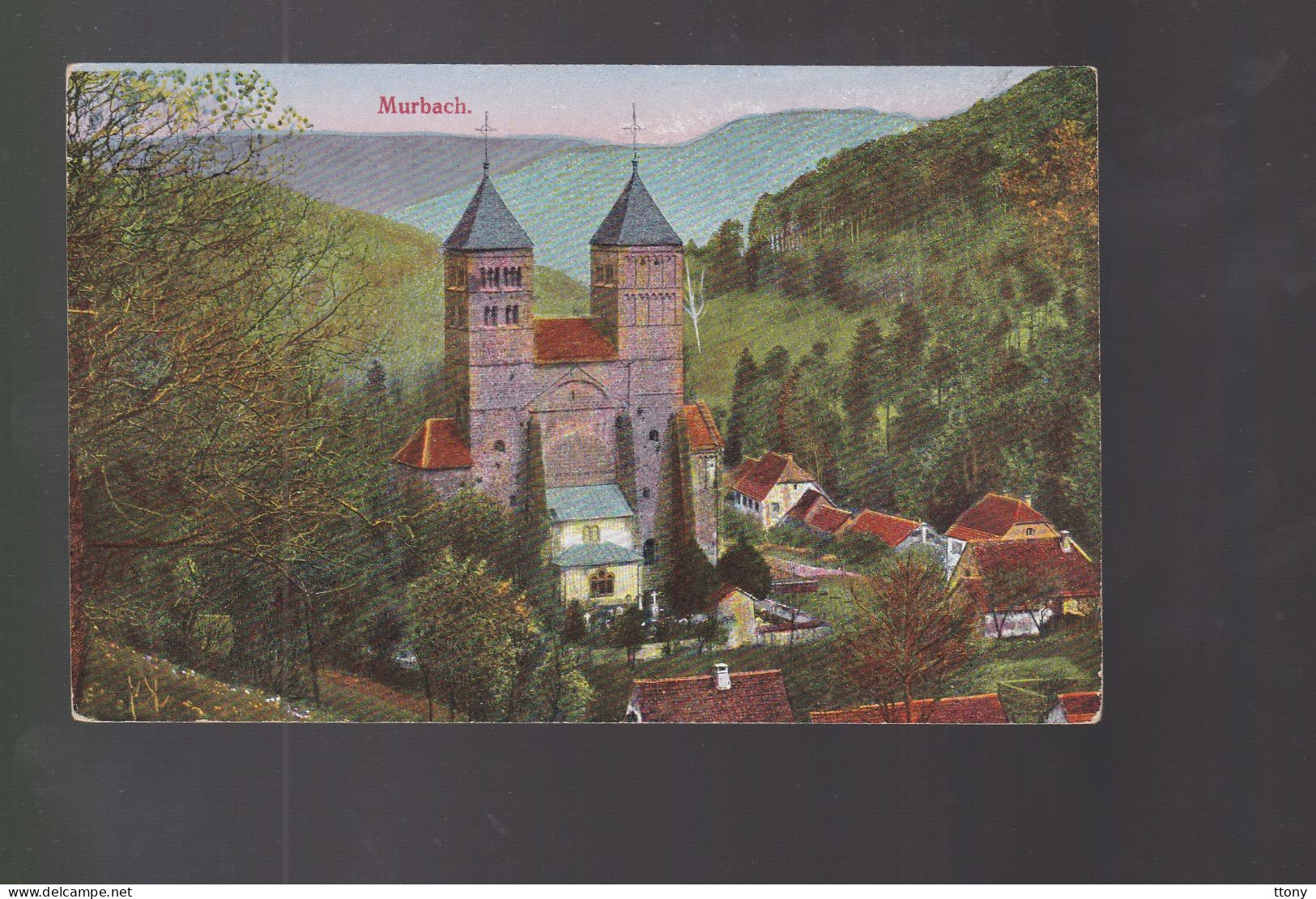 CPA   :  ( 68 )    Haut- Rhin   Murbach   L' Abbaye    Carte   Non  Circulée    ( Plusieurs Cartes Alsace ) - Murbach