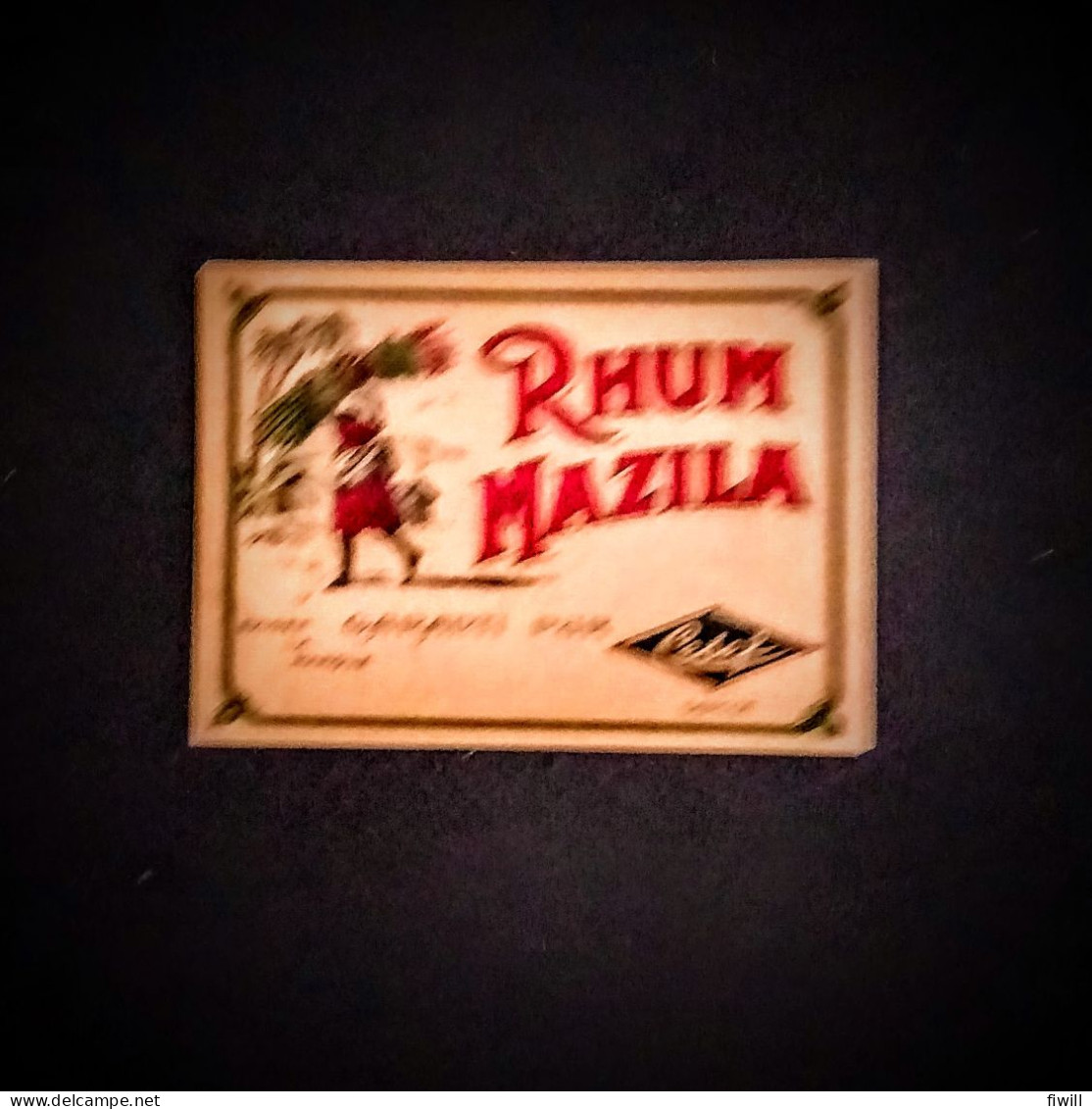 ETIQUETTE DE RHUM  MAZILA - Rum