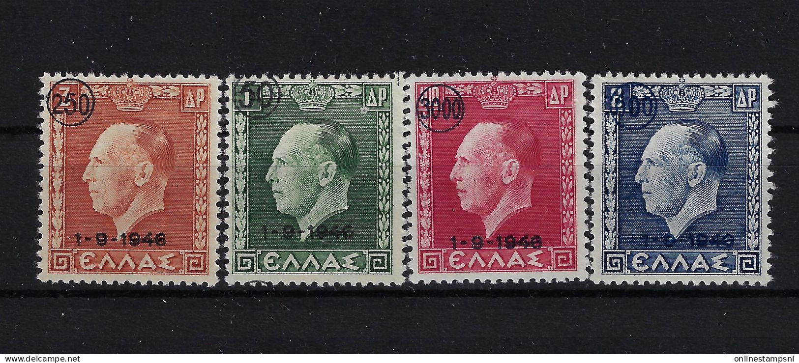 Greece 1946  Mi 532 - 535, Yv 536 - 539 Neuf **/MNH/Postfrisch - Ungebraucht