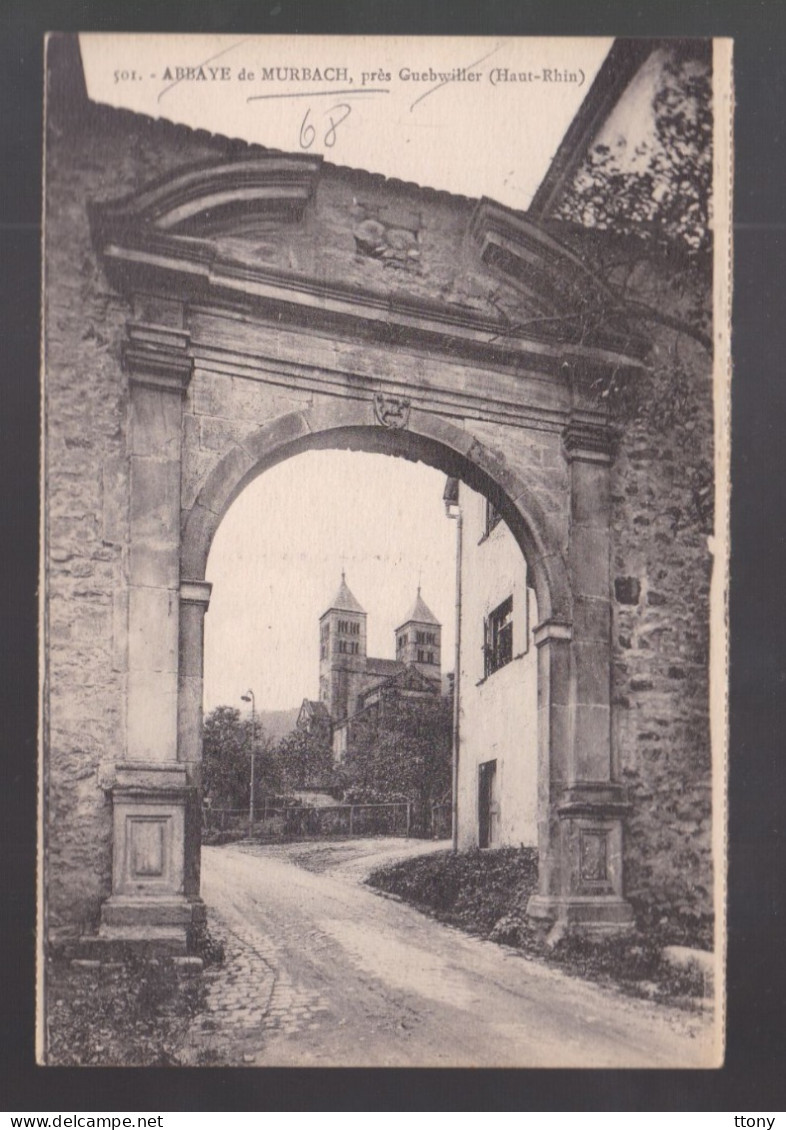 CPA   :  ( 68 )    Haut- Rhin   Murbach   L' Abbaye  Près Guebwiller   Carte  Non   Circulée ( Plusieurs Cartes Alsace ) - Murbach