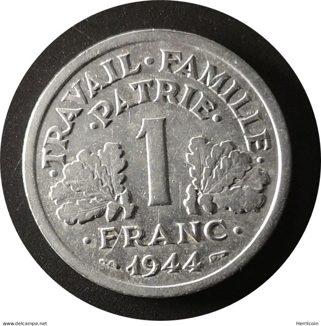 1 Franc 1944 "C" France, Francisque Aluminium-magnésium, Légère (1,3g), Monnaie De Collection - 1 Franc