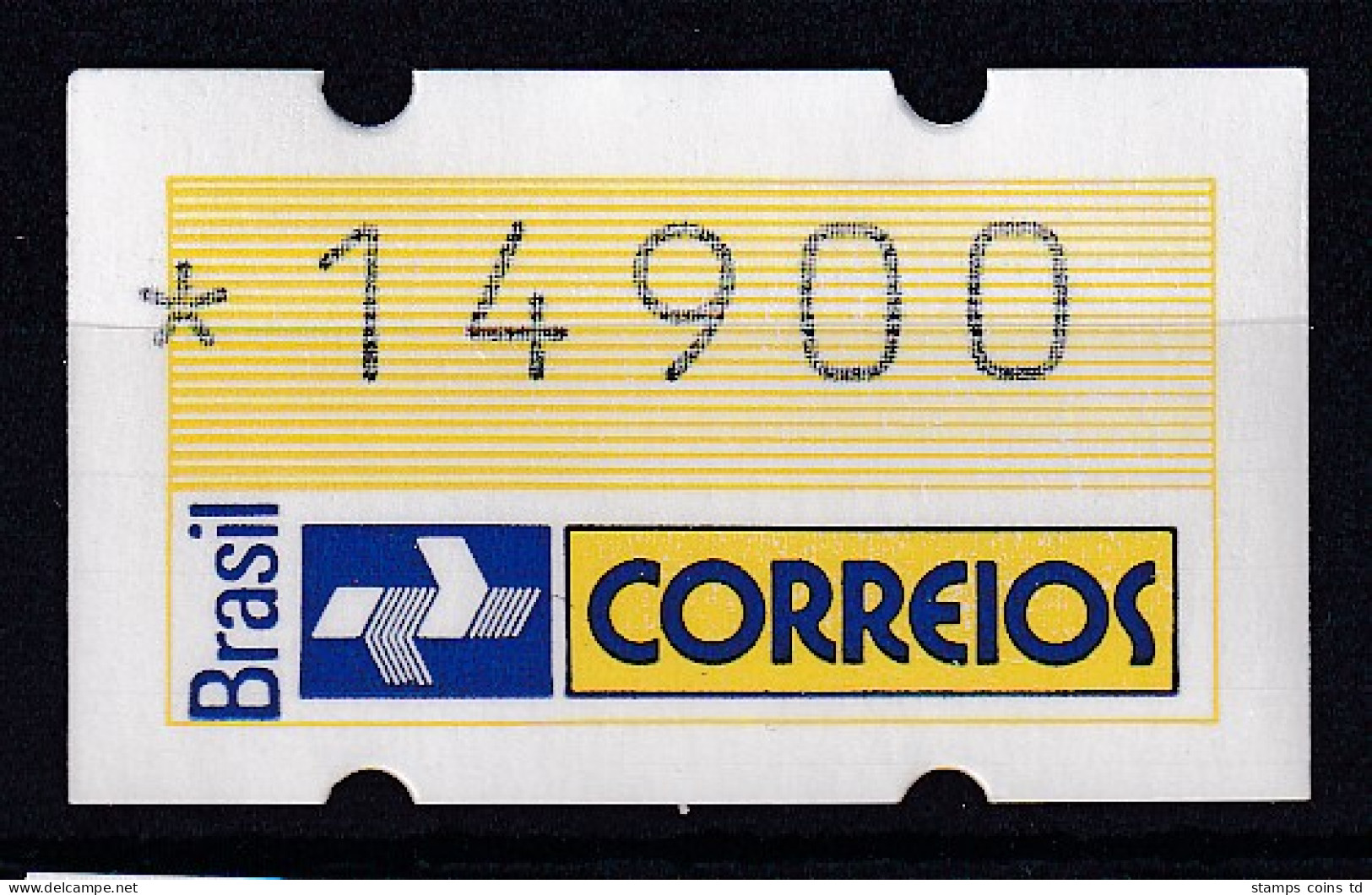 Brasilien 1993 ATM Postemblem Wertstufe 14900 Postfrisch ** - Automatenmarken (Frama)
