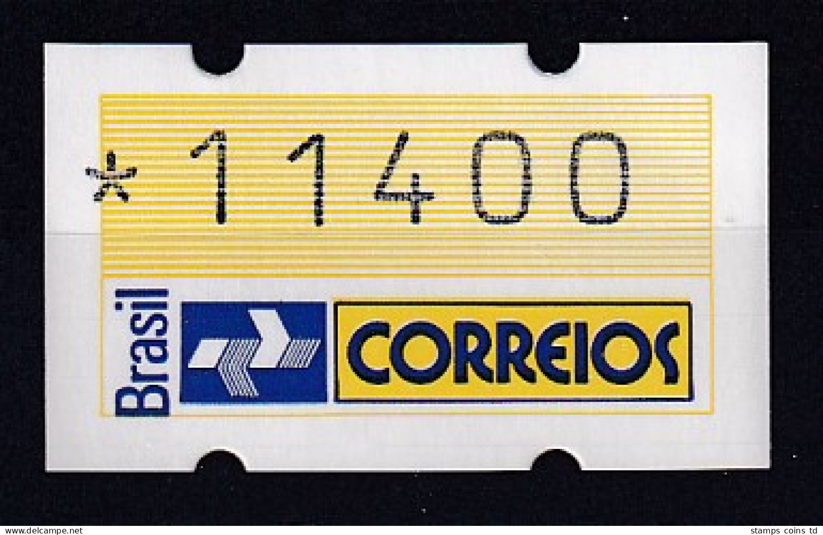 Brasilien 1993 ATM Postemblem Wertstufe 11400 Postfrisch ** - Automatenmarken (Frama)