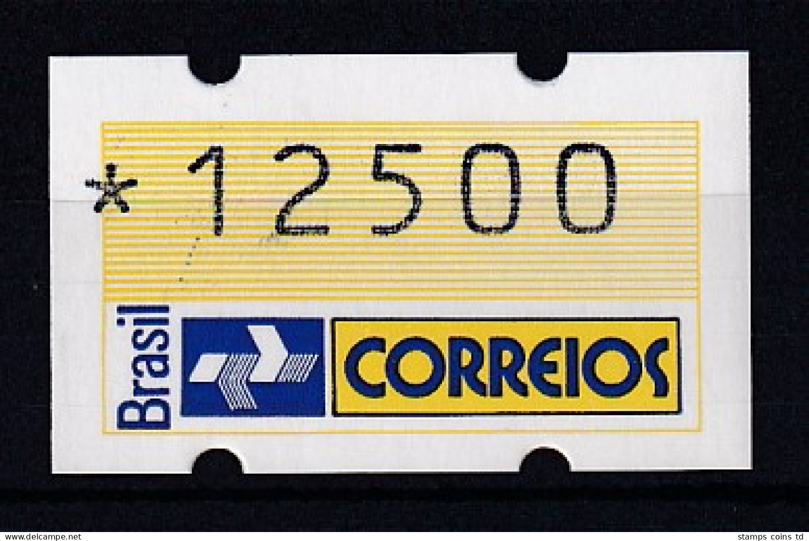 Brasilien 1993 ATM Postemblem Wertstufe 12500 Postfrisch ** - Viñetas De Franqueo (Frama)