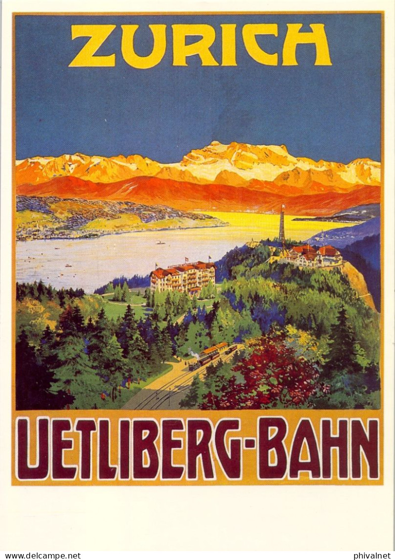 ZÜRICH , UETLIBERG - BAHN - FERROCARRIL  , TRAINS , RAILWAYS , LOCOMOTIVE , TRAIN , BAHN - Ouvrages D'Art