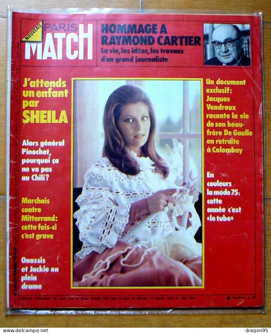 SHEILA - Revue "PARIS MATCH" N°1343 De Février 1975 - Música