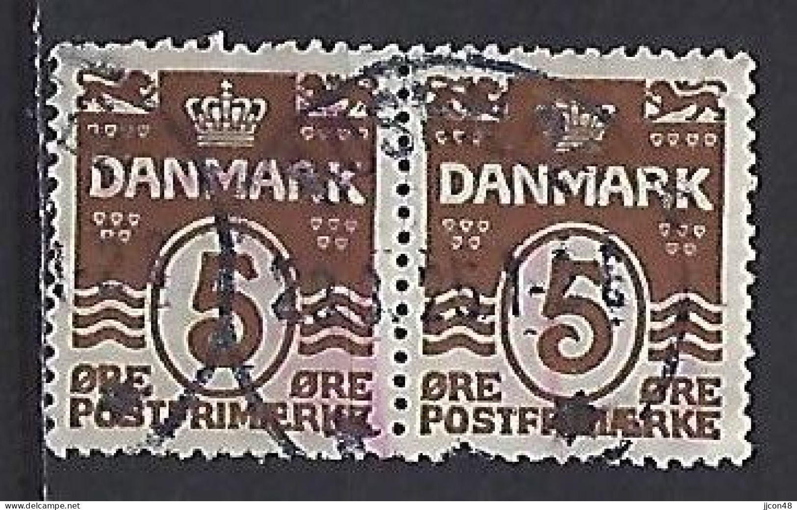 Denmark 1921-22  Wavy Lines (o) Mi.118 - Gebraucht