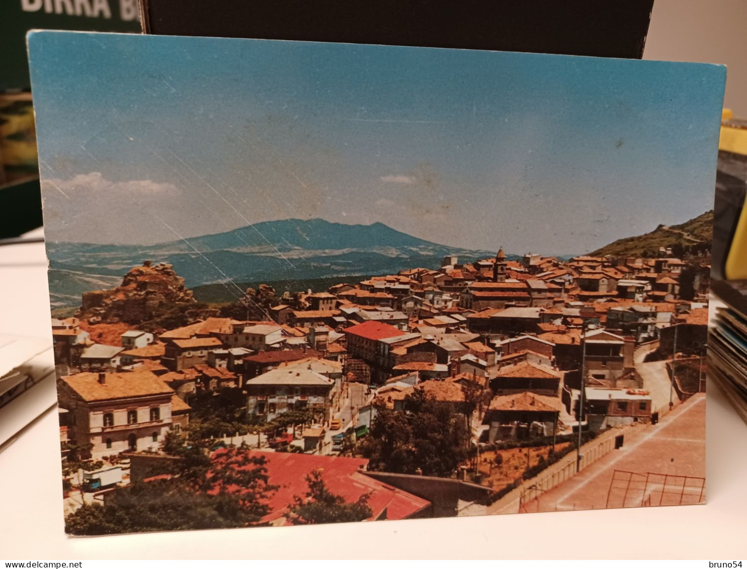 Cartolina Pescopagano Provincia Potenza , Panorama - Potenza