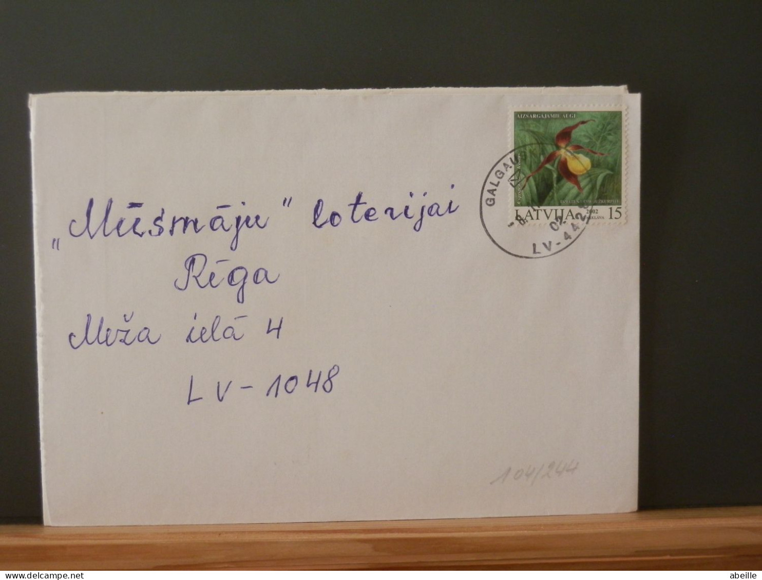 104/244  LETTRE  LATIJA 2002 - Lettland