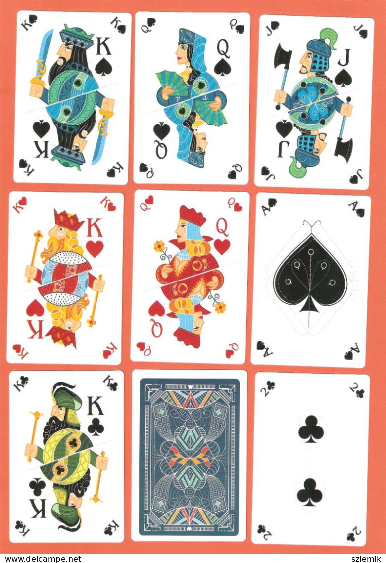 Playing Cards 52 + 2 Jokers.  POKER. RUSSIA – 2016. - 54 Karten