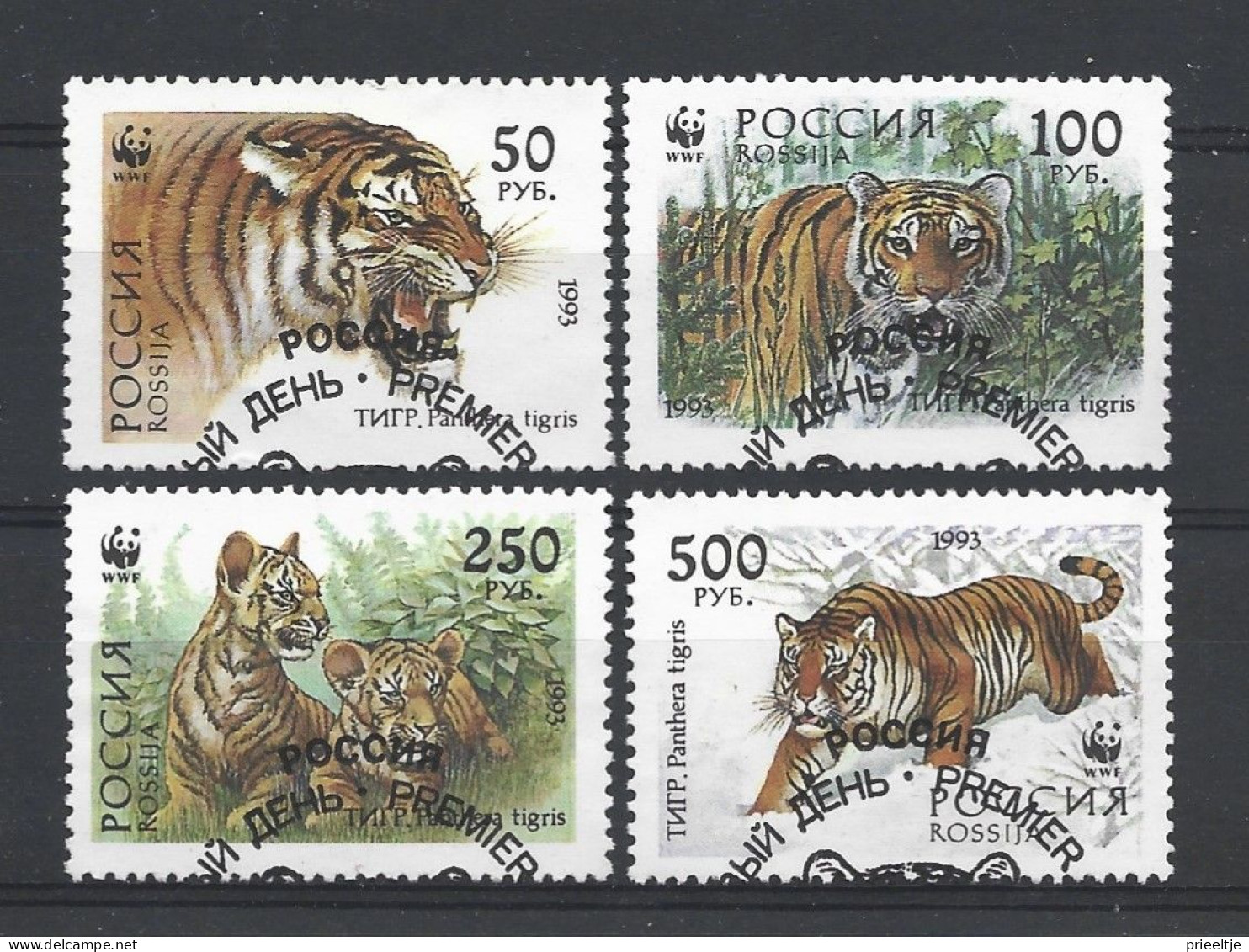 Russia 1993 WWF Panthera Tigris Y.T. 6029/6032 (0) - Oblitérés