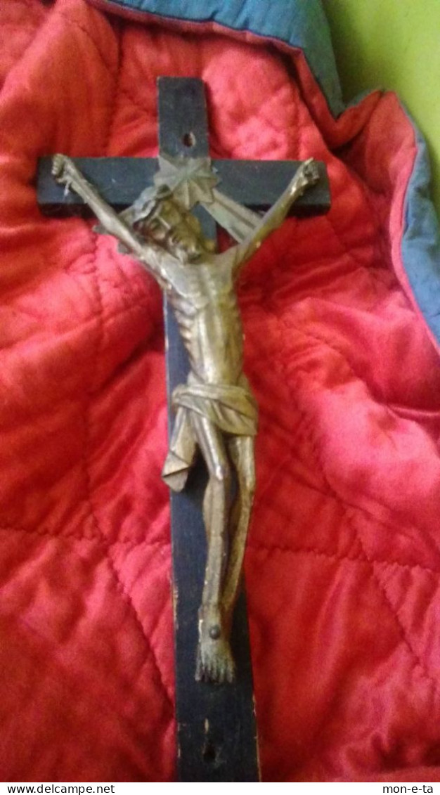 Crois CHriste XiXa.. Tree.bronze,natural Patina - Arte Religiosa