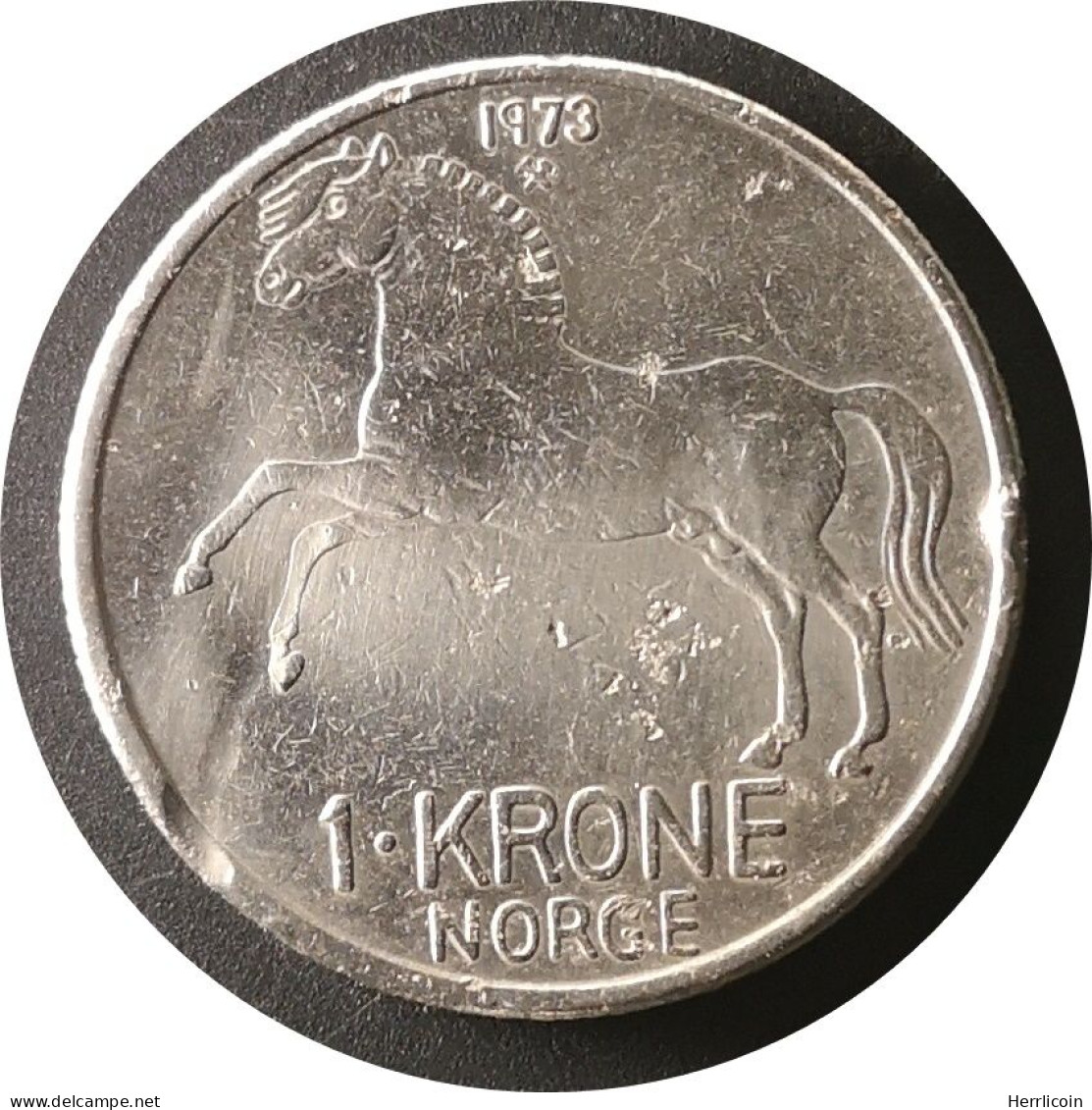 1 Krone 1973 Norvège, Olav V, Monnaie De Collection - Norvège