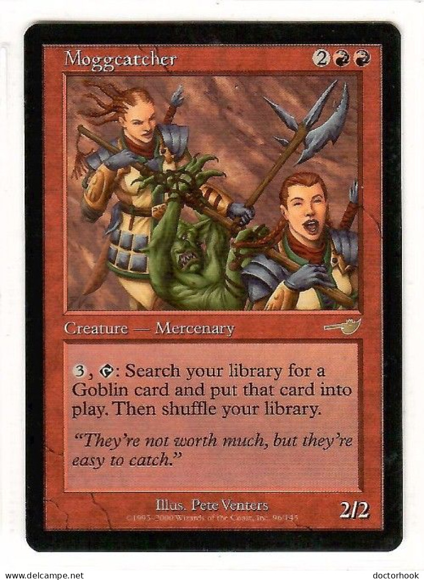 MAGIC The GATHERING  "MOGGCATCHER"---NEMESIS (MTG--159-6) - Cartes Rouges