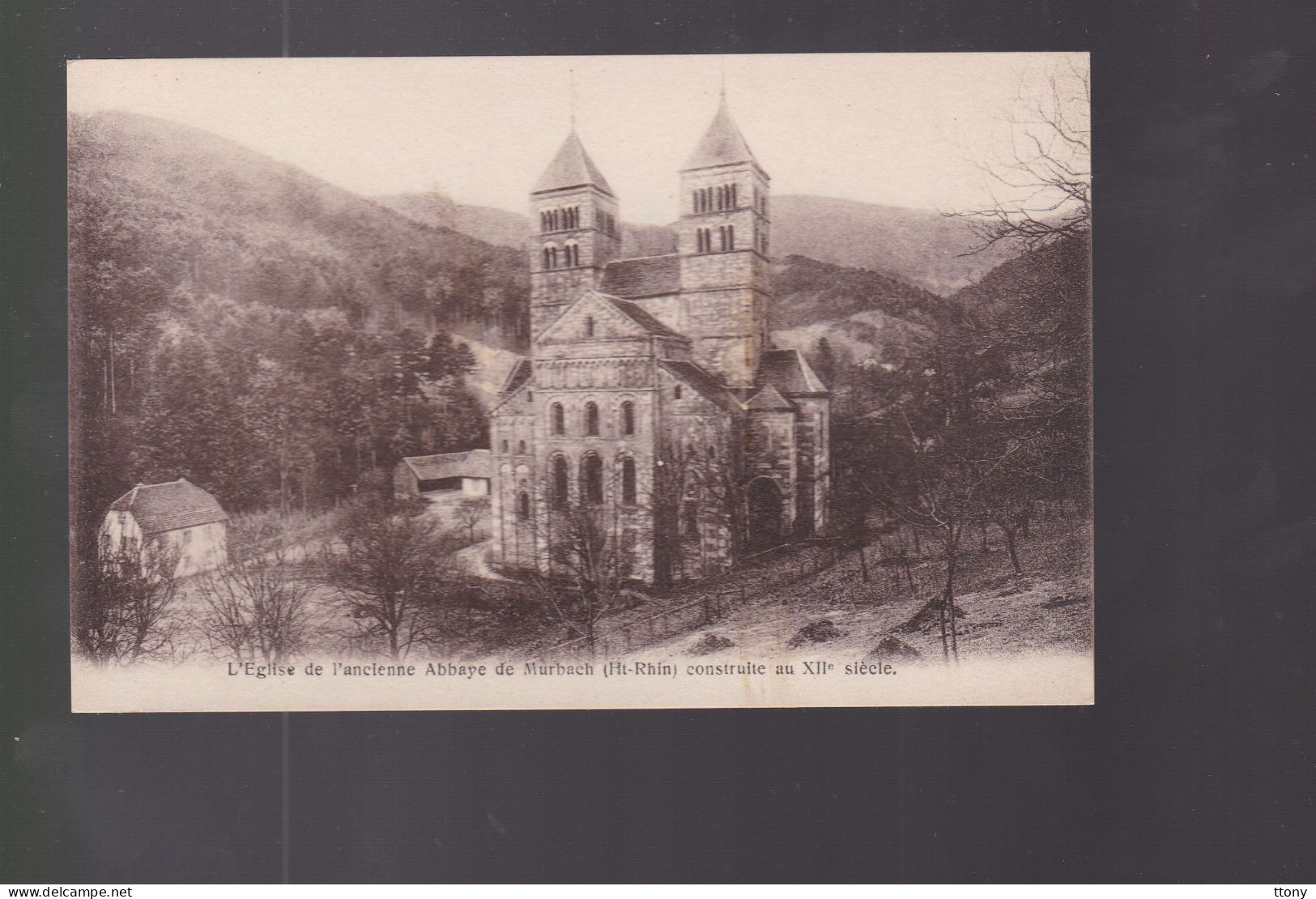 CPA   :  ( 68 )    Haut- Rhin       Murbach   L'église   Abbaye  Carte Non Circulée (    Plusieurs  Cartes Alsace ) - Murbach