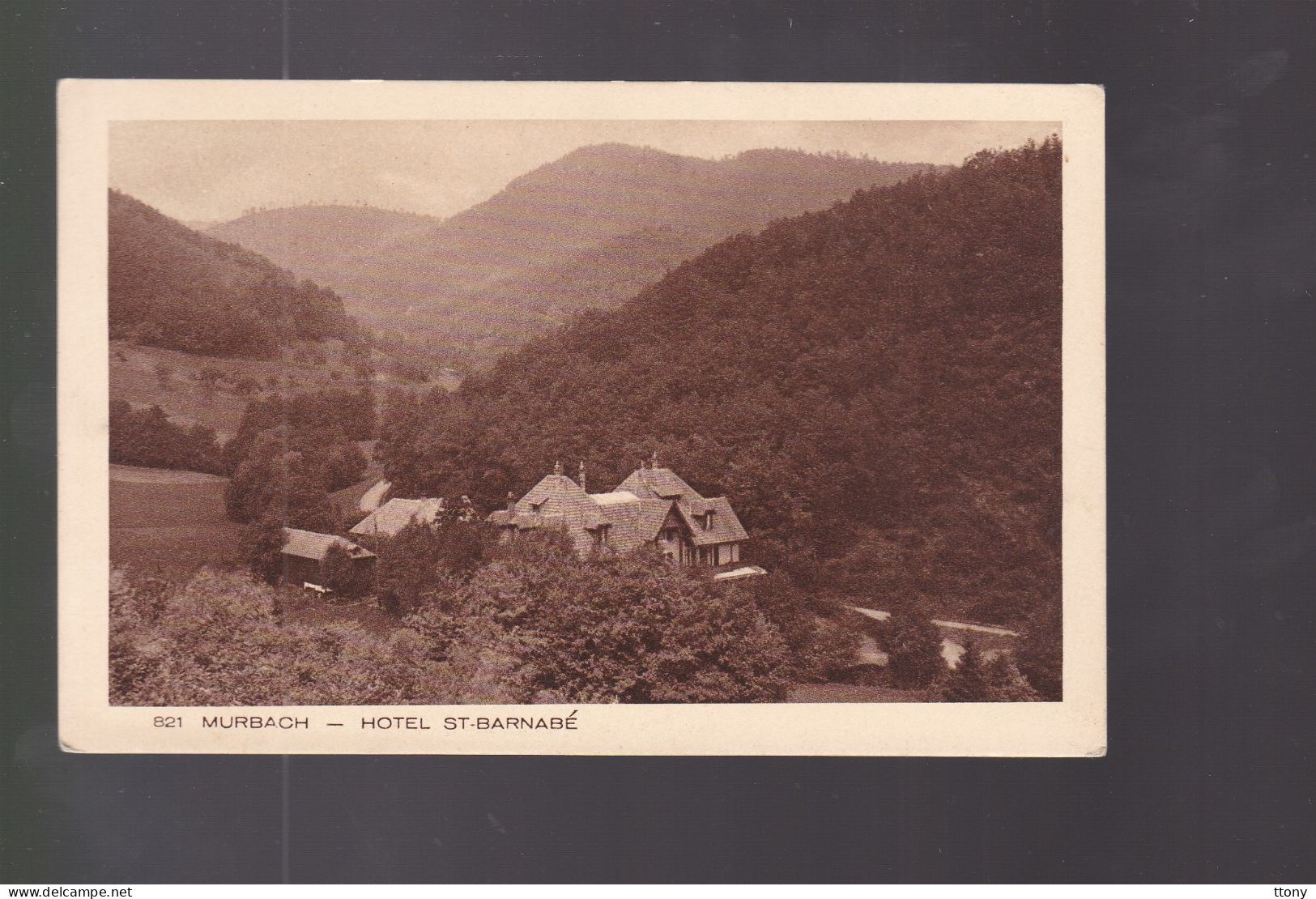 CPA   :  ( 68 )    Haut- Rhin       Murbach  Hôtel ST- Barnabé   Carte Non   Circulée (    Plusieurs  Cartes Alsace ) - Murbach