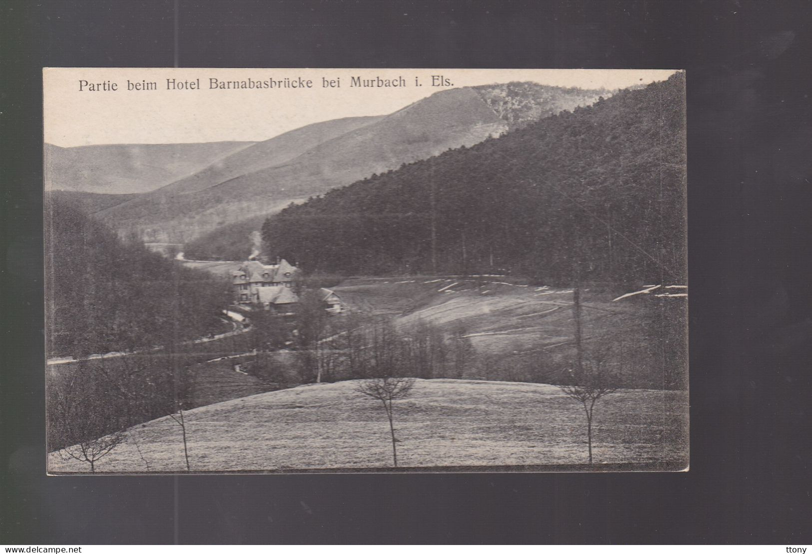 CPA   :  ( 68 )    Haut- Rhin Murbach Partie Beim  Hôtel Barnabasbrücke   Carte Non Circulée (plusieurs  Cartes Alsace ) - Murbach