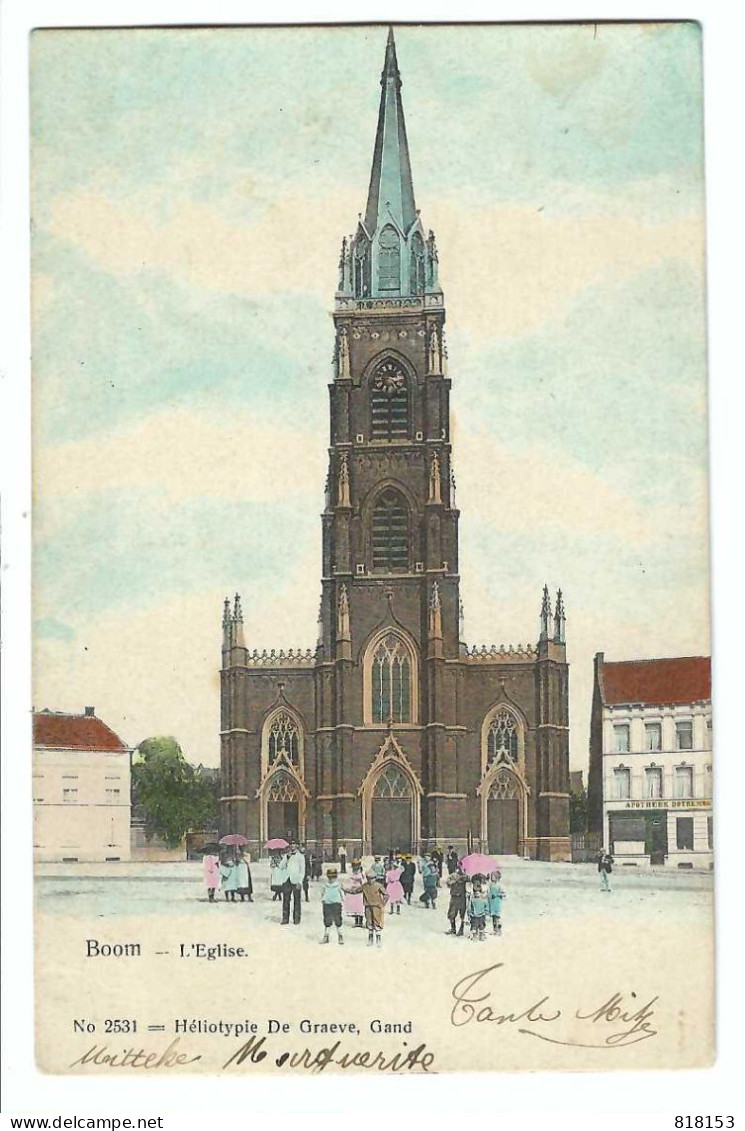 Boom     L'Eglise 1905 - Boom