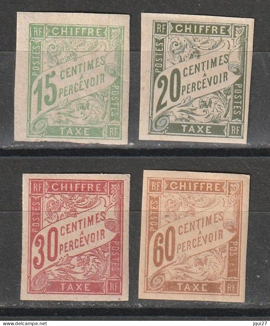 Colonies Françaises émissions Générales Taxe N° 20, 21, 22, 24 * - Postage Due