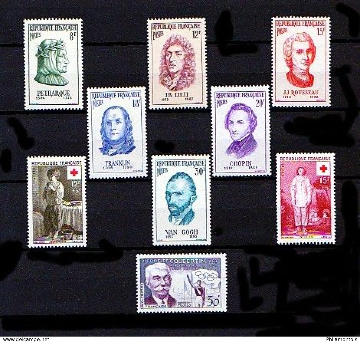 FRANCE - Année Complète 1956 - N° 1050 à 1090 - Neufs N** - Très Beaux - 1950-1959