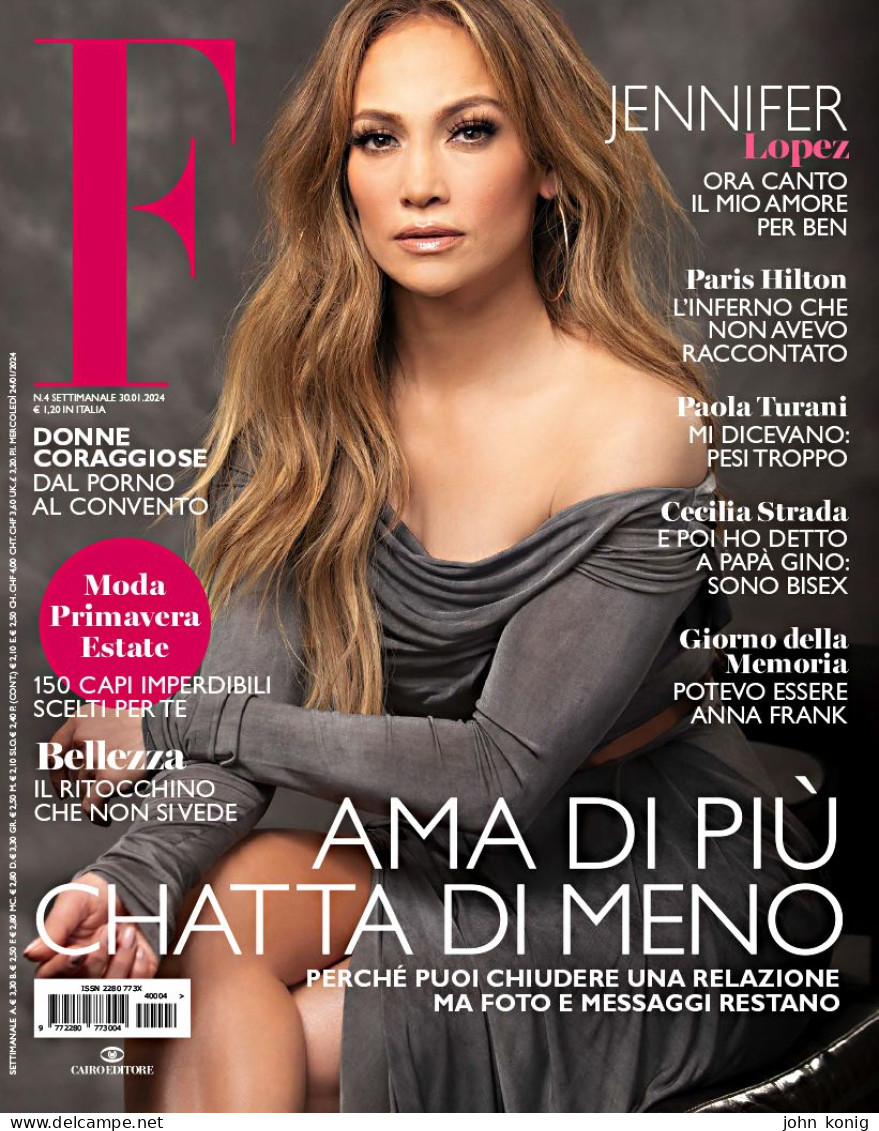 EFFE N. 04 - 30 Gennaio 2024 - Jennifer Lopez - Moda