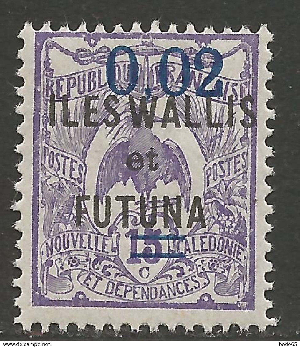 WALLIS ET FUTUNA  N° 27 W étroit NEUF*  LEGERE TRACE DE CHARNIERE   / Hinge  / MH - Neufs