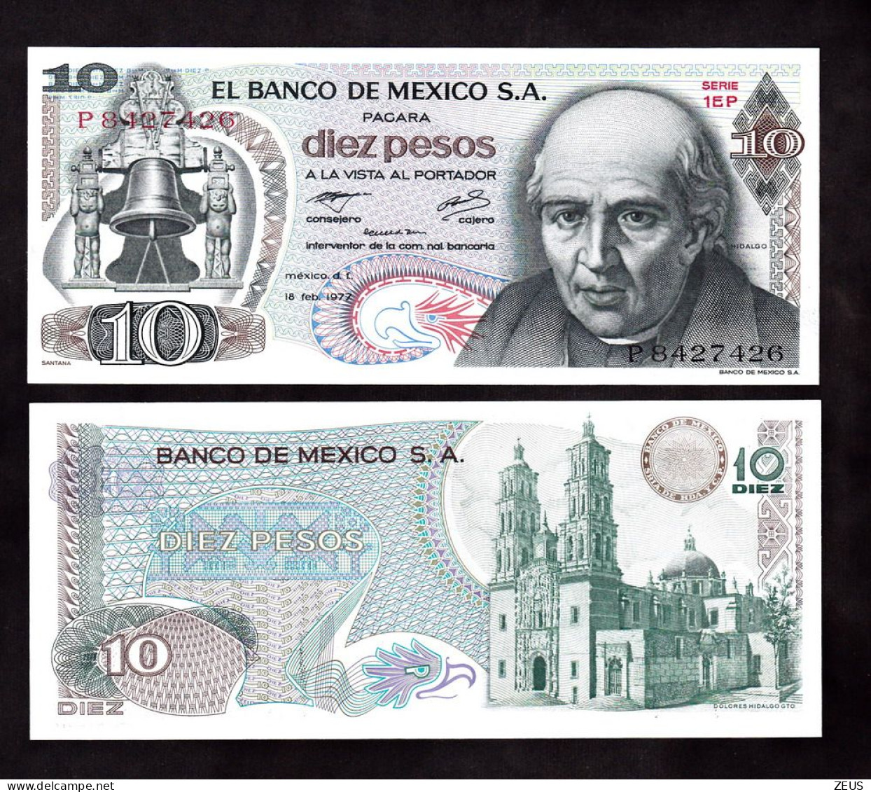 MESSICO 10 PESOS 1977 PIK 63I FDS - Mexiko