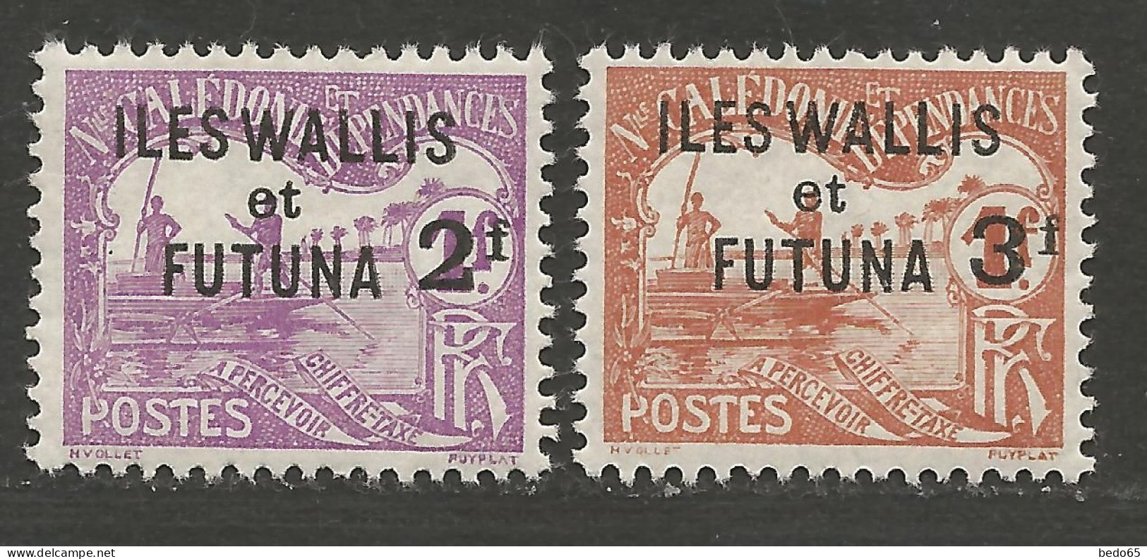 WALLIS ET FUTUNA TAXE  N° 9 Et 10 NEUF* CHARNIERE   / Hinge  / MH - Segnatasse