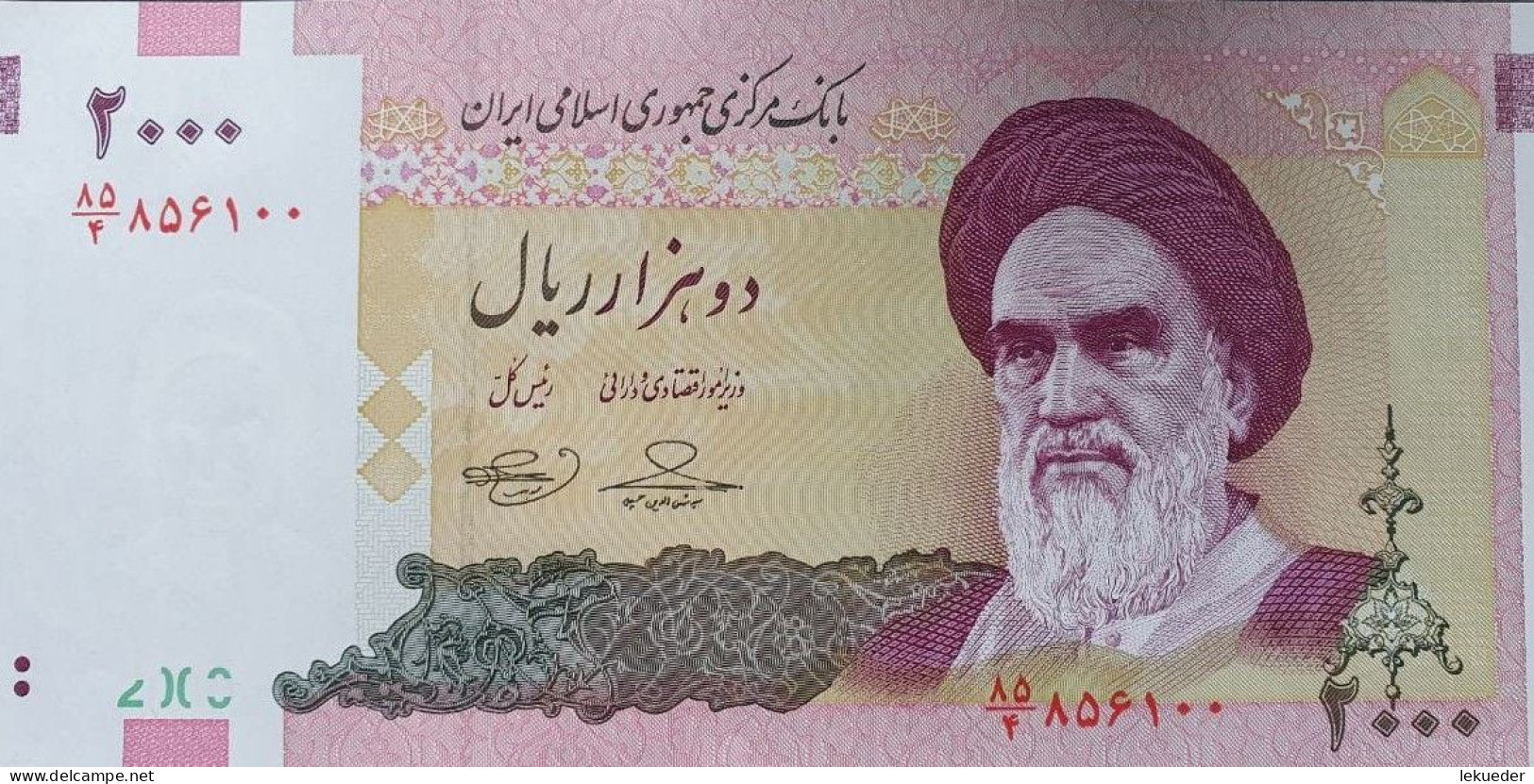 Billete De Banco De IRAN - 2000 Rials, 2009  Sin Cursar - Iran