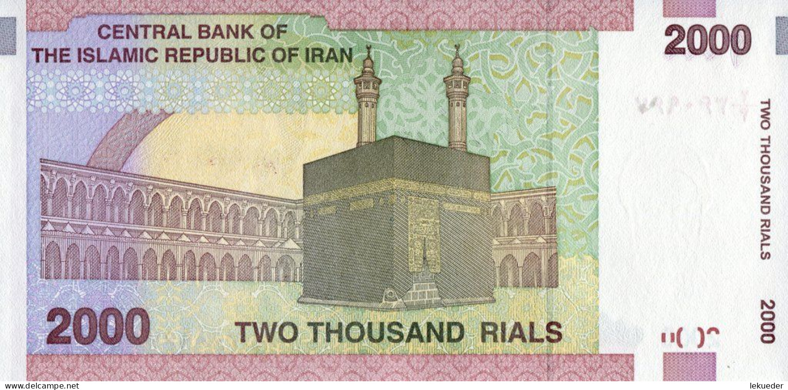 Billete De Banco De IRAN - 2000 Rials, 2009  Sin Cursar - Iran