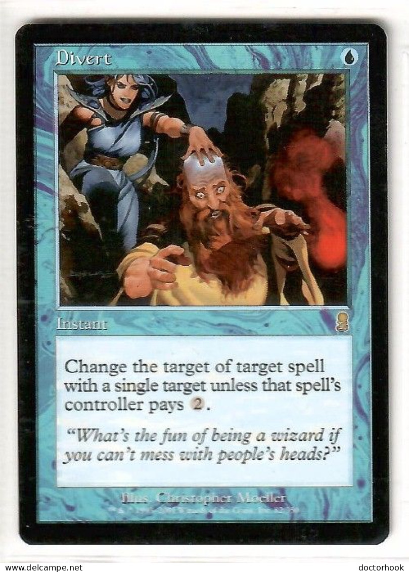 MAGIC The GATHERING  "Divert"---ODYSSEY (MTG--160-4) - Blue Cards