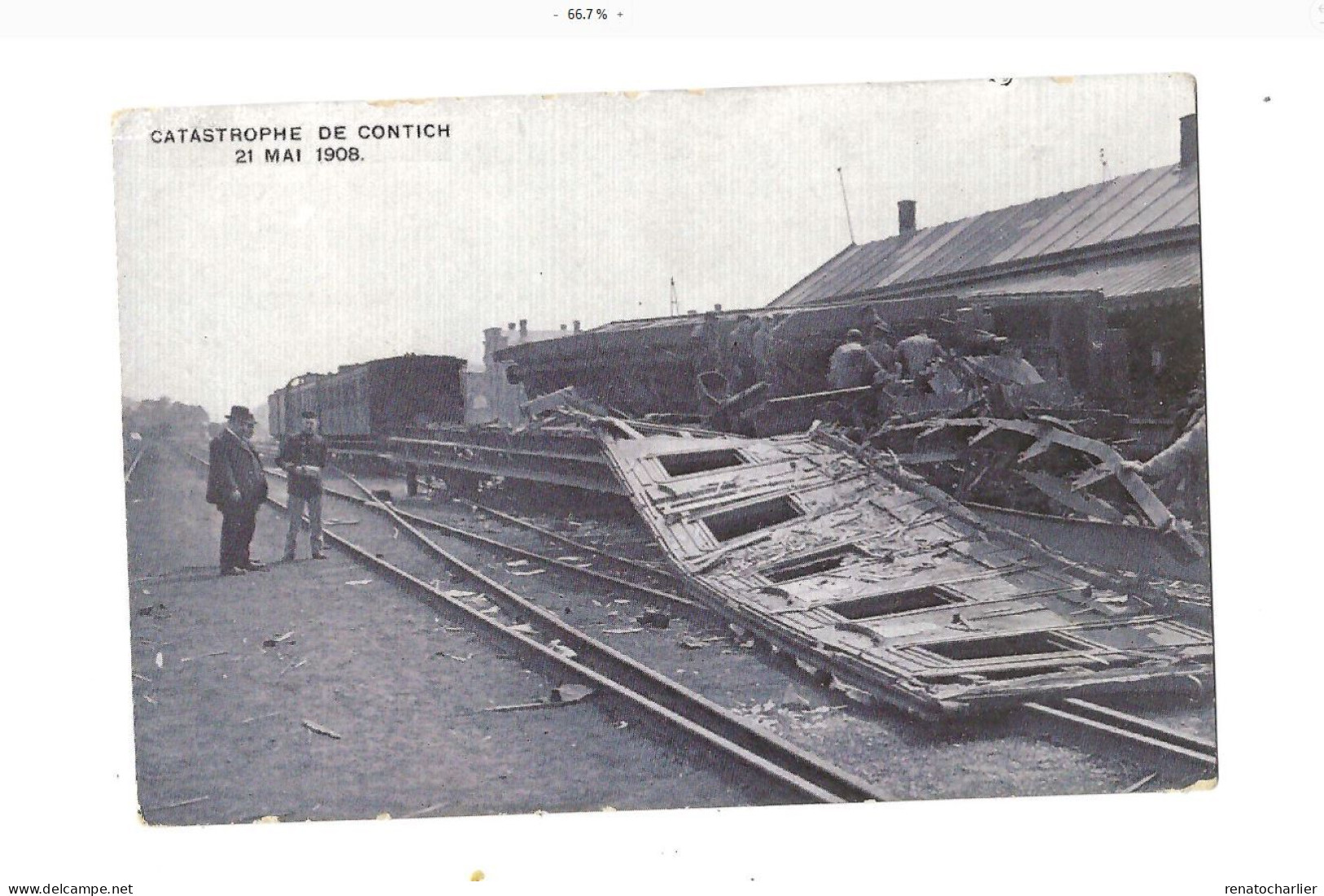 Catastrophe De Contich.21 Mai 1908 - Kontich
