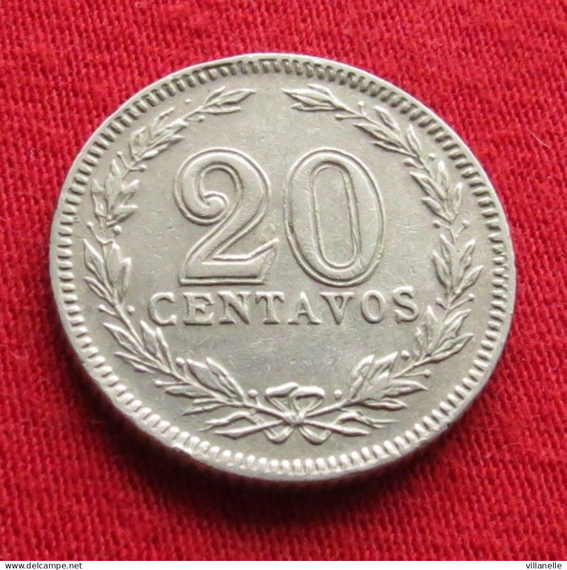 Argentina 20 Centavos 1918 KM# 36 *VT Argentine Argentinie - Argentina