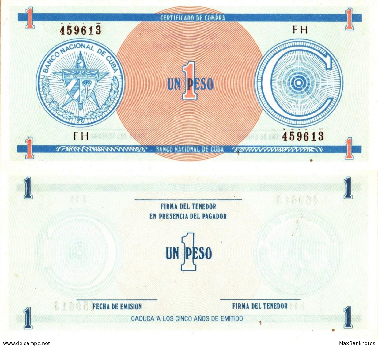 Cuba / 1 Peso / 1986 / P-FX11(a) / UNC - Cuba