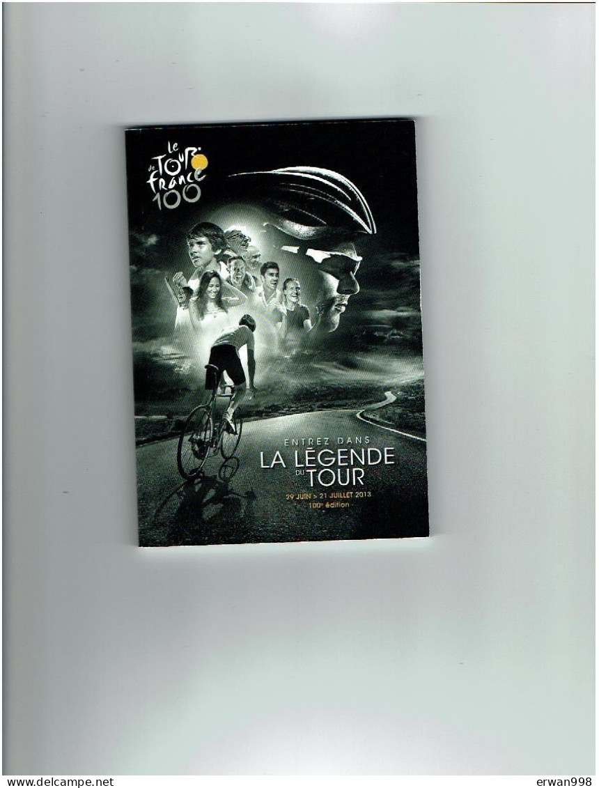 Tour De France 2013 - (centenaire) Carnet D'autographes Vierge - Scans Des Couvertures Cyclisme 679 - Cyclisme