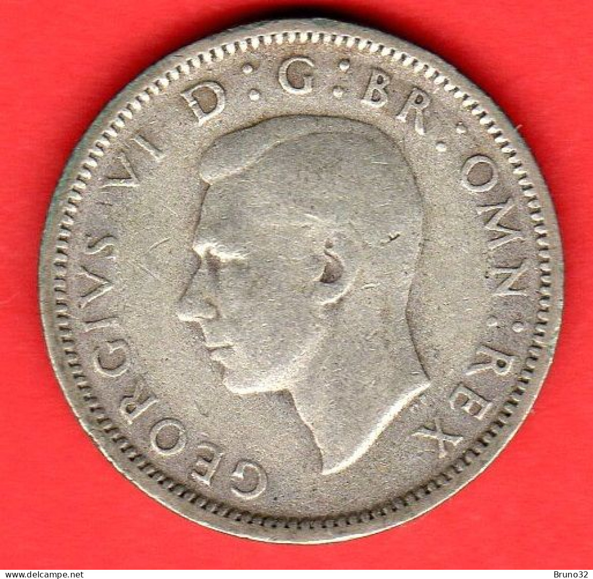 Gran Bretagna - Great Britain - GB - 6 Pence - 1946 - BB/VF - Come Da Foto - H. 6 Pence