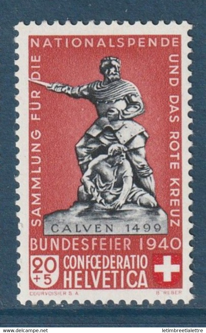 Suisse - YT N° 351 ** - Neuf Sans Charnière - 1940 - Nuevos