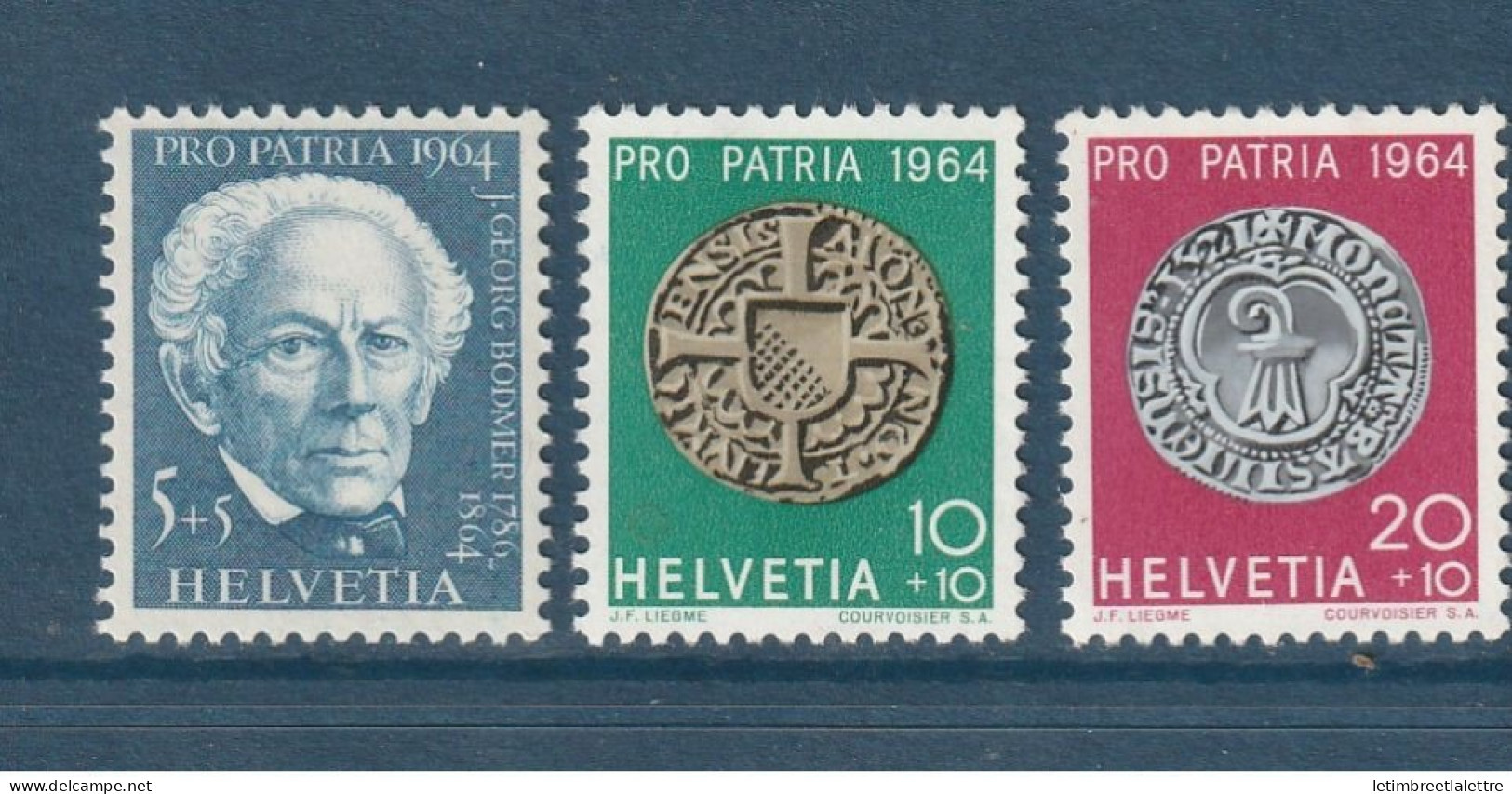 Suisse - YT N° 730 à 732 ** - Neuf Sans Charnière - 1964 - Nuevos