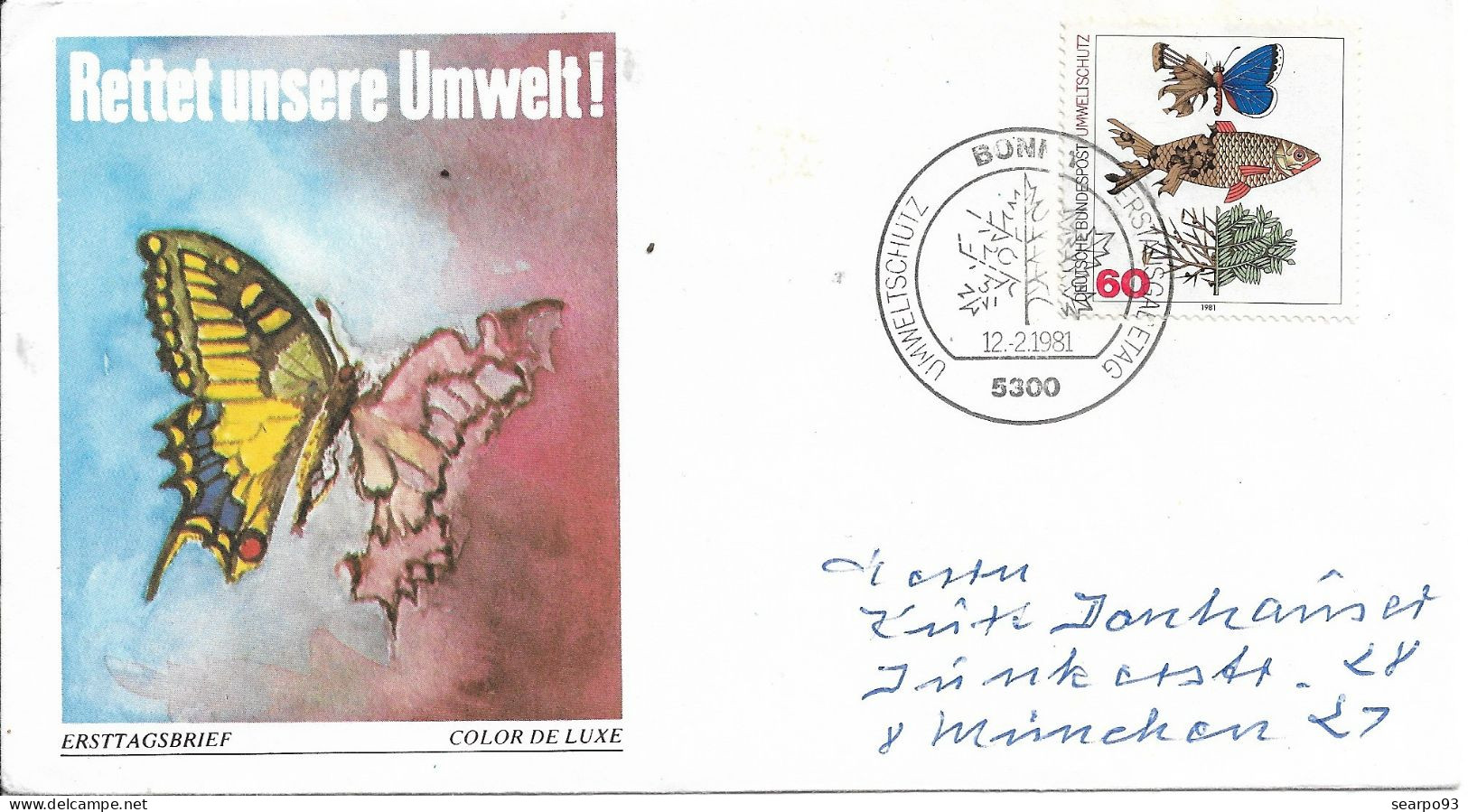 GERMANY. FDC. ENVIRONMENTAL PROTECTION. BONN. 1981 - 1981-1990