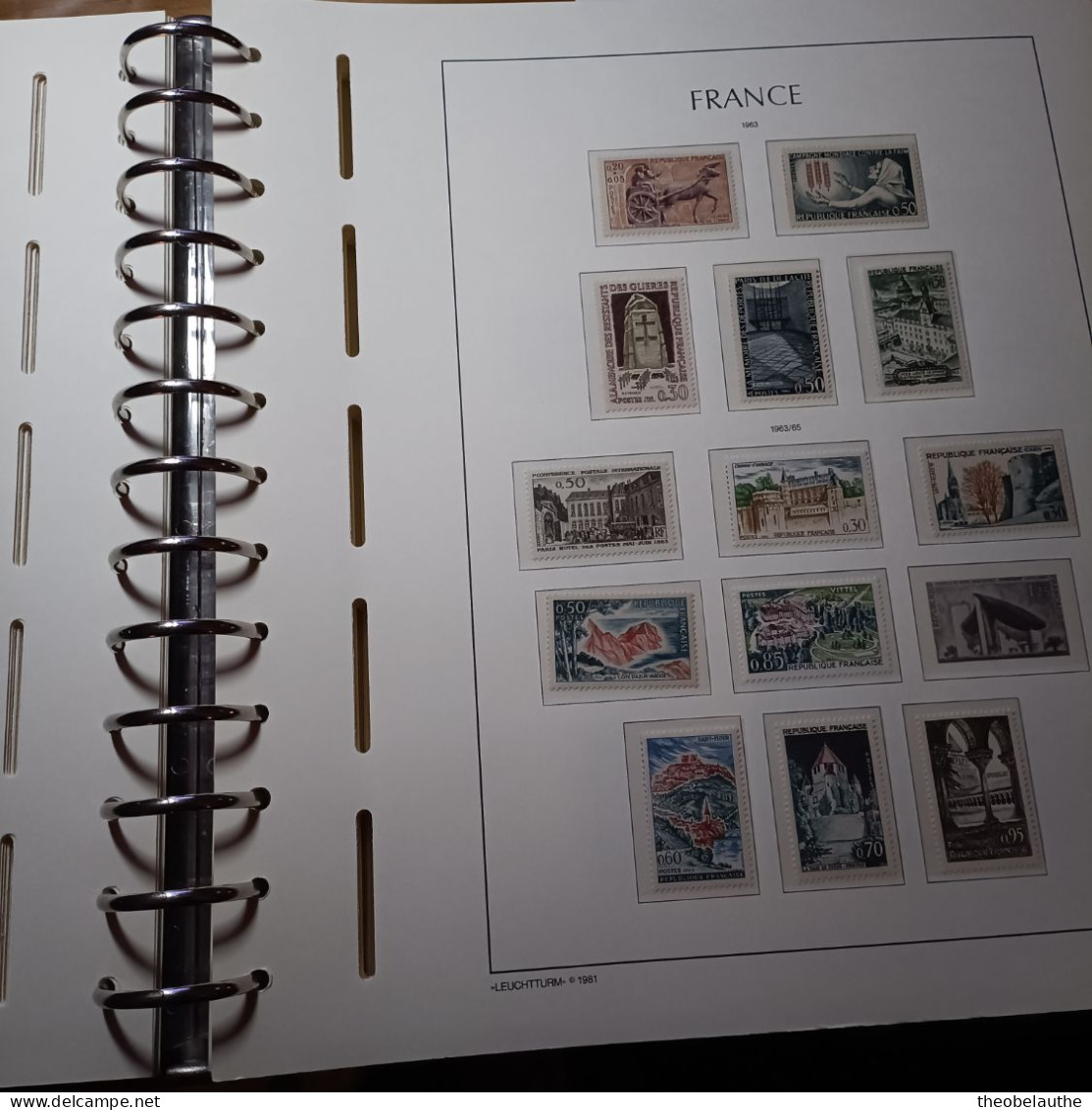 Collection Timbres France 1944-2000 (6 Albums) - Andere & Zonder Classificatie