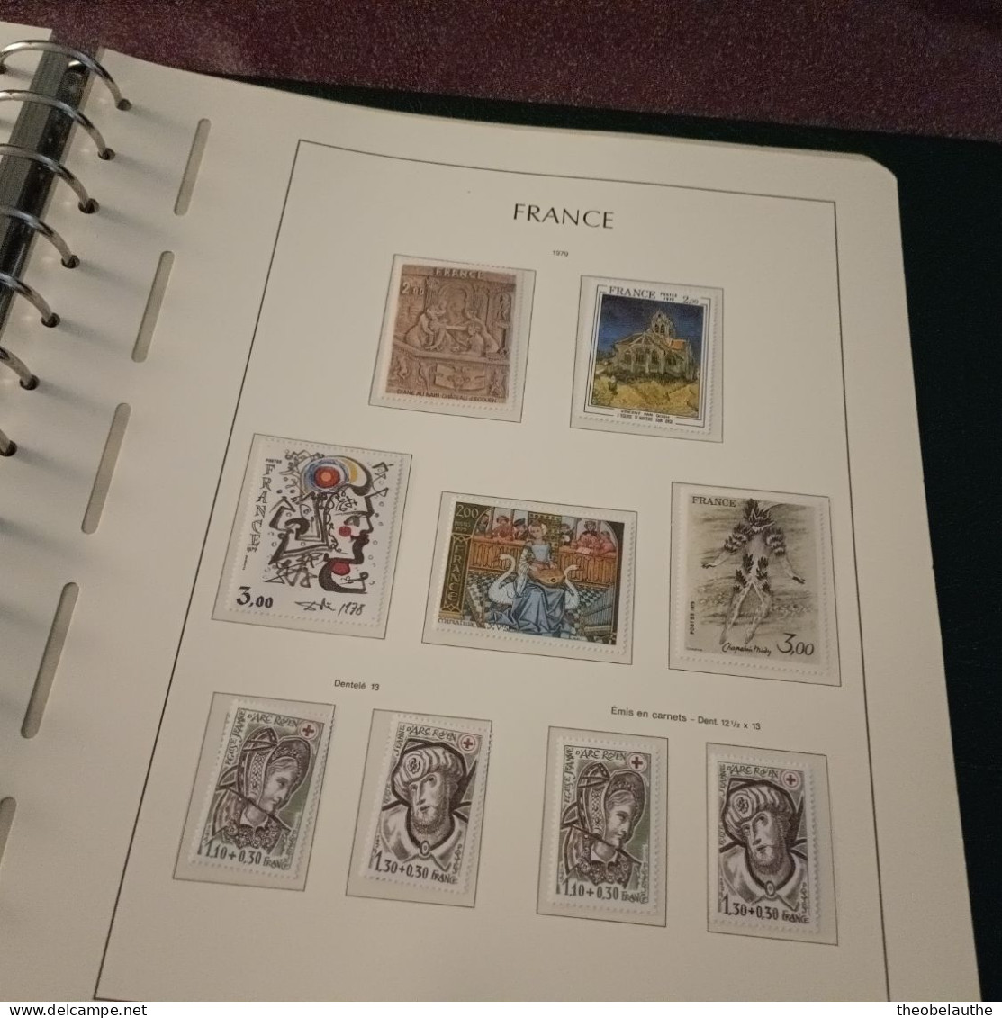 Collection Timbres France 1944-2000 (6 Albums) - Other & Unclassified